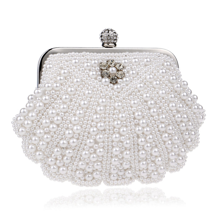 Wholesale Pearl Embroidered Dinner Bags Women's Fashion Pearl Banquet Bags JDC-HB-YMi001