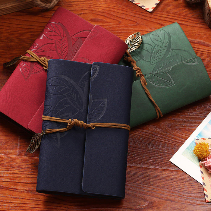 Wholesale Notebook PU Leather Kraft Paper Leaf Loose Leaf MOQ≥2 JDC-NK-BoKe002