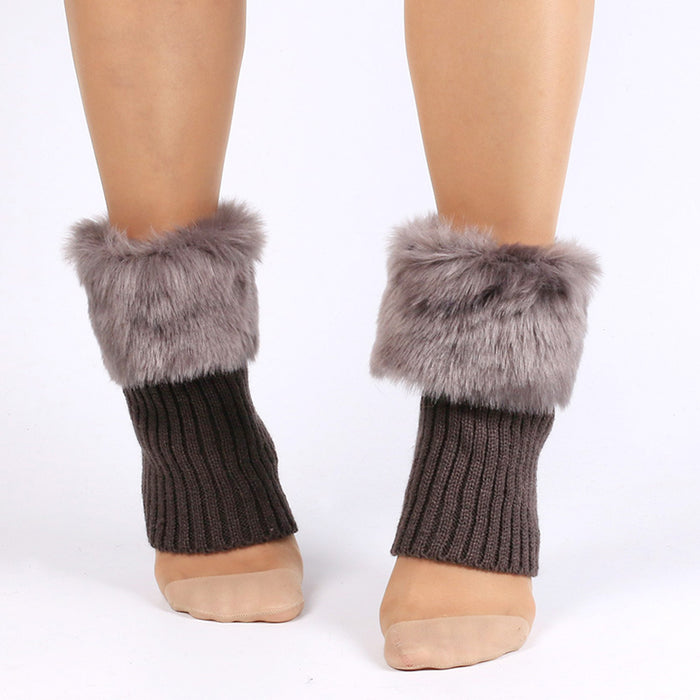 Wholesale Sock Acrylic Cotton Faux Wool Socks Leg Covers MOQ≥5 JDC-SK-XQ026
