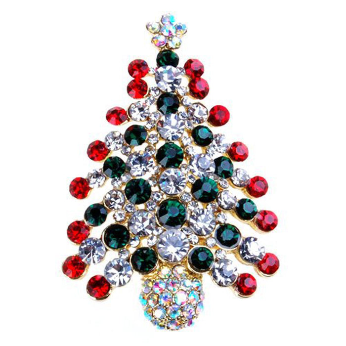 Allí al por mayor aleación de diamante completo Color de Navidad Tree de Navidad JDC-BC-Zhuix004