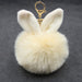 Jewelry WholesaleWholesale Alloy Imitation Rabbit Hair Rabbit Ear Hair Ball Keychain JDC-KC-Zuge006 Keychains 祖格 %variant_option1% %variant_option2% %variant_option3%  Factory Price JoyasDeChina Joyas De China