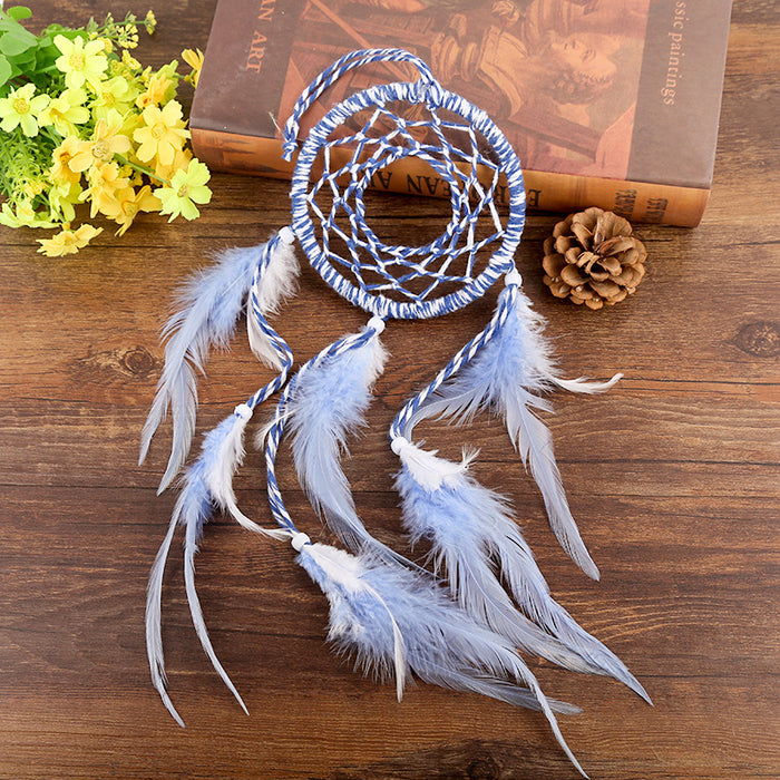 Wholesale Dream Catcher Metal Indian Feather JDC-DC-ML011