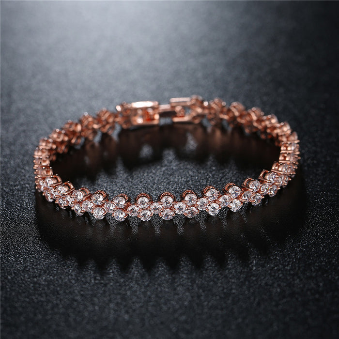 Jewelry WholesaleWholesale copper zircon bracelet MOQ≥2 JDC-BT-Kas006 Bracelet 卡诗 %variant_option1% %variant_option2% %variant_option3%  Factory Price JoyasDeChina Joyas De China