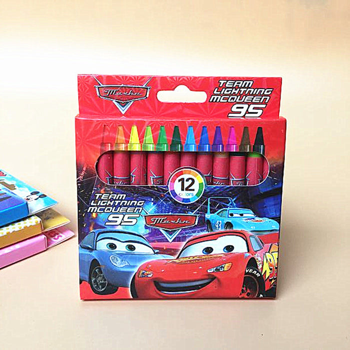 Cartoón de crayón al por mayor lavable 12 colores Graffiti para niños pequeños MOQ≥2 JDC-CY-AOBD001