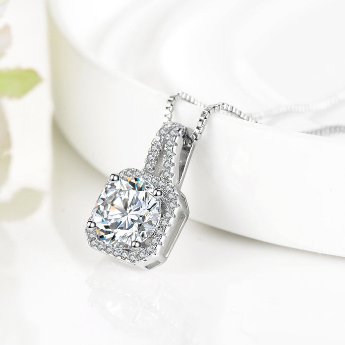 Jewelry WholesaleWholesale zircon diamond necklace earring ring set JDC-NE-MiMeng026 Necklaces 米萌 %variant_option1% %variant_option2% %variant_option3%  Factory Price JoyasDeChina Joyas De China