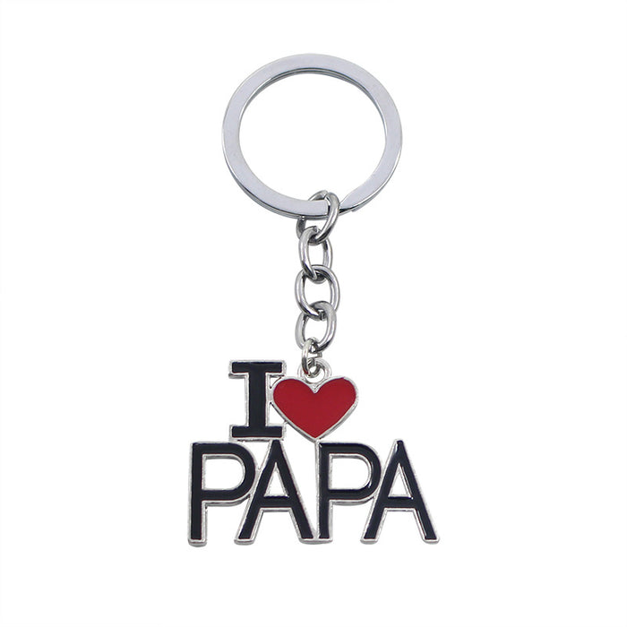 Wholesale Father Mother's Day Metal Keychain JDC-KC-TianG027