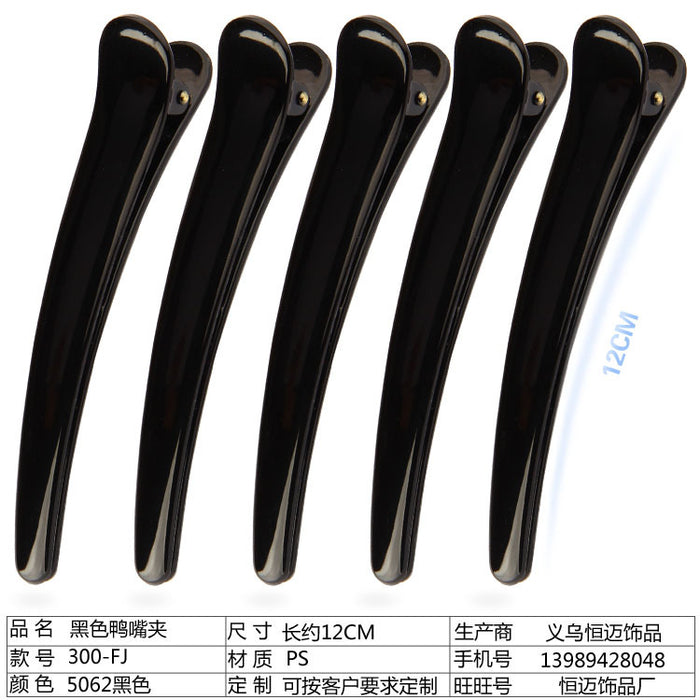 Wholesale hairdressing black spray paint hair clip stay sea clip JDC-HC-Liuyi003