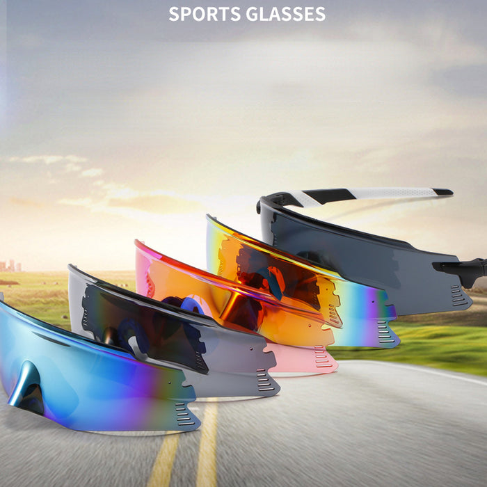 Gafas de sol al por mayor lentes PC Frames PC Cycling Sports Colorido Moq≥2 JDC-SG-Ruik006