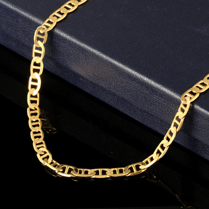 Wholesale Necklace Copper Men Gold Plated Necklace JDC-NE-HuiQ003
