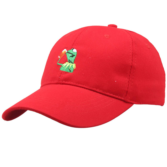 Wholesale frog cartoon curved brim baseball cap MOQ≥2 JDC-FH-LanYin001