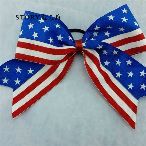 Jewelry WholesaleWholesale 4th of July Independence Day Bow Ribbon Hair Tie MOQ≥2 JDC-HS-Yibaif002 Hair Scrunchies 伊百分 %variant_option1% %variant_option2% %variant_option3%  Factory Price JoyasDeChina Joyas De China