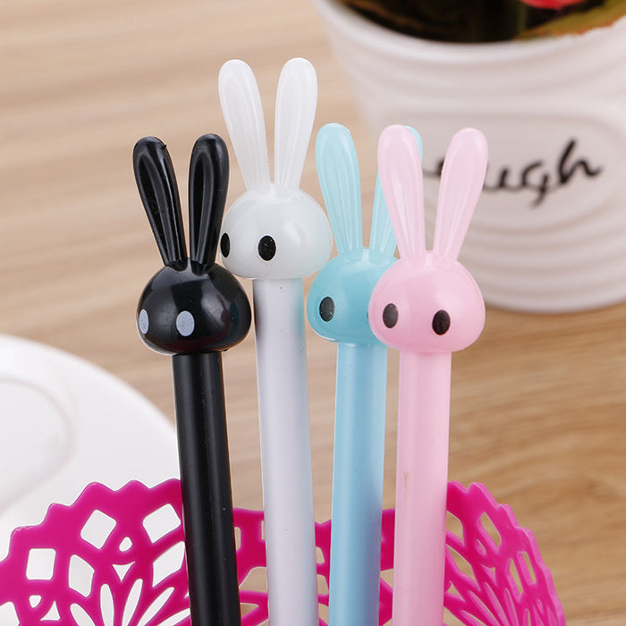 Wholesale Ballpoint Pen Plastic Cute Long Ear Rabbit Gel Pen JDC-BP-Liuj024