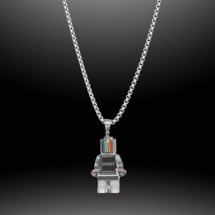 Wholesale Necklaces Plastic Resin Robot MOQ≥2 JDC-NE-AoLu001
