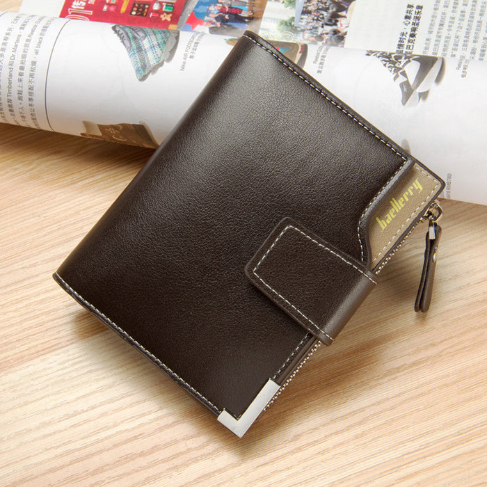 Wholesale Wallet PU Leather Casual Men Wallet Multifunctional JDC-WT-Zhengxin013