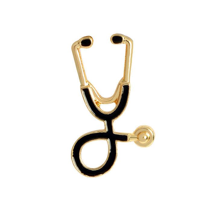 Wholesale cartoon brooch creative doctor stethoscope JDC-BC-ZhuoB004