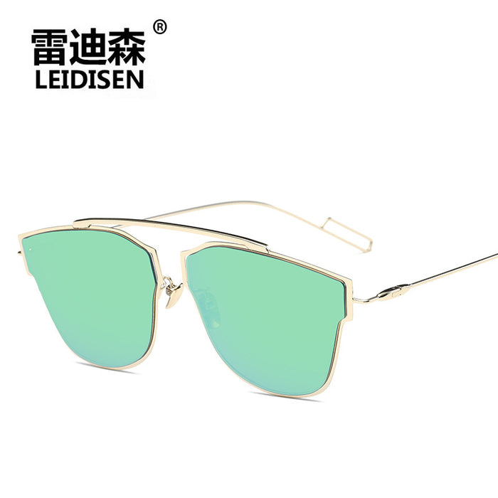 Wholesale Personalized Reflective Sunglasses Metal Glasses JDC-SG-GaoD010
