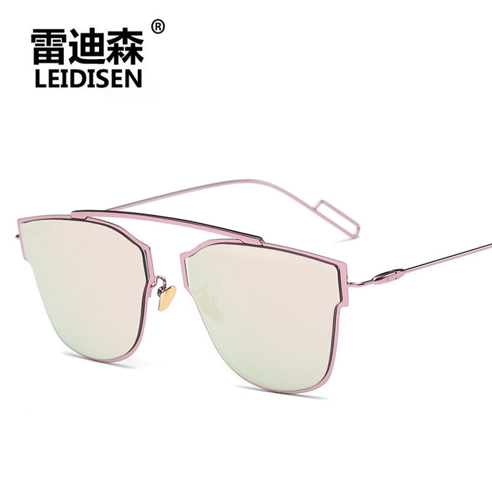 Wholesale Personalized Reflective Sunglasses Metal Glasses JDC-SG-GaoD010