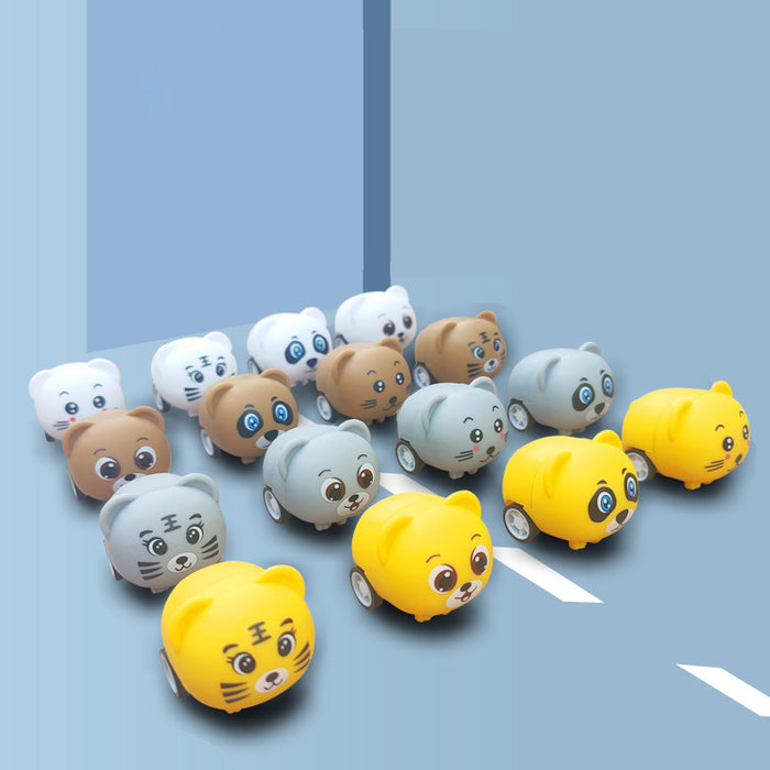 Juguete al por mayor animales pequeños retrocediendo el coche de juguete deslizante JDC-ft-jinyu008