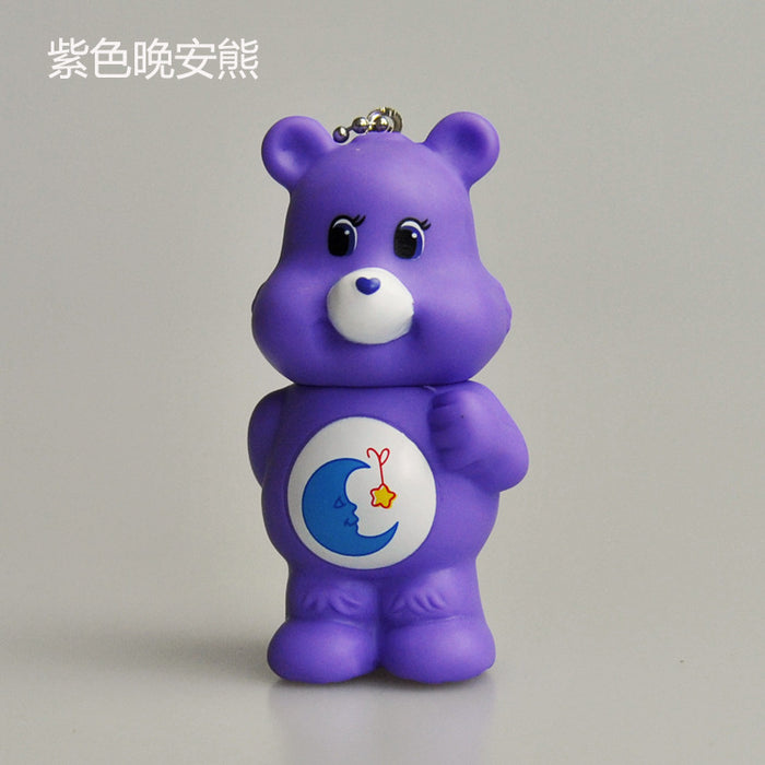 Keychains al por mayor para mochilas Cute Bears Love Bear Doll Rainbow Bear Bear Bag Bag Pendse Moq≥3 JDC-KC-JYF001