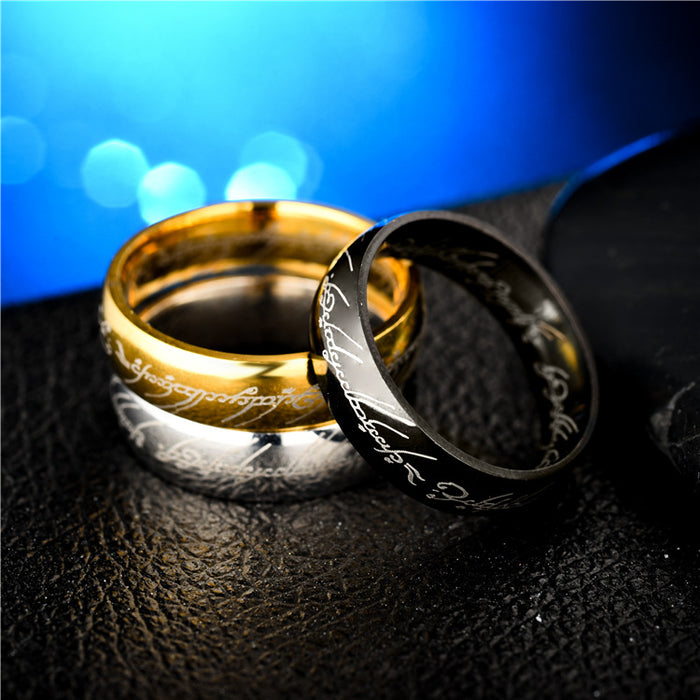 Wholesale Stainless Steel Couple Rings JDC-RS-DingC016