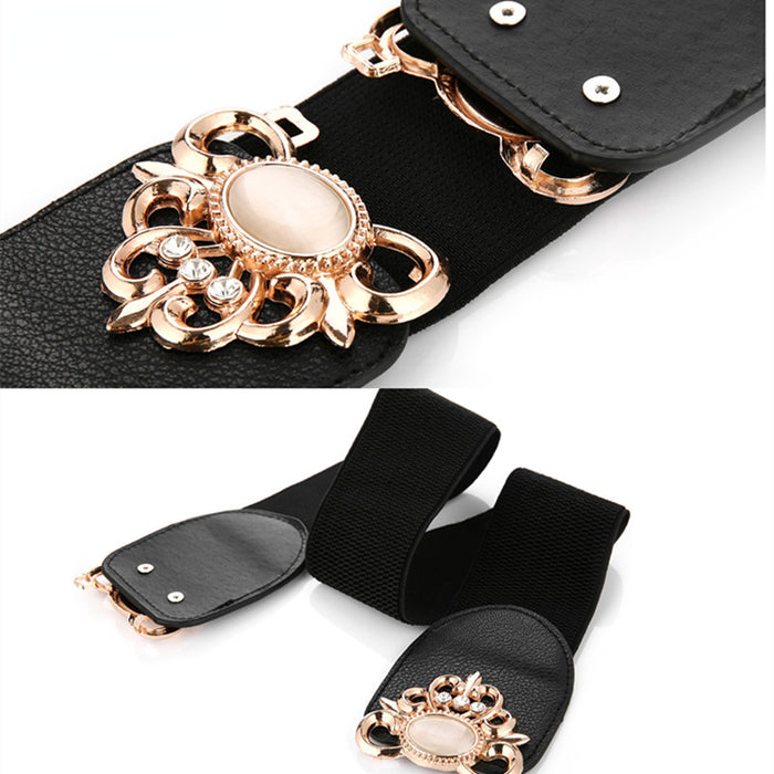 Cinturones de cuero elástico al por mayor jdc-wb-jiank010