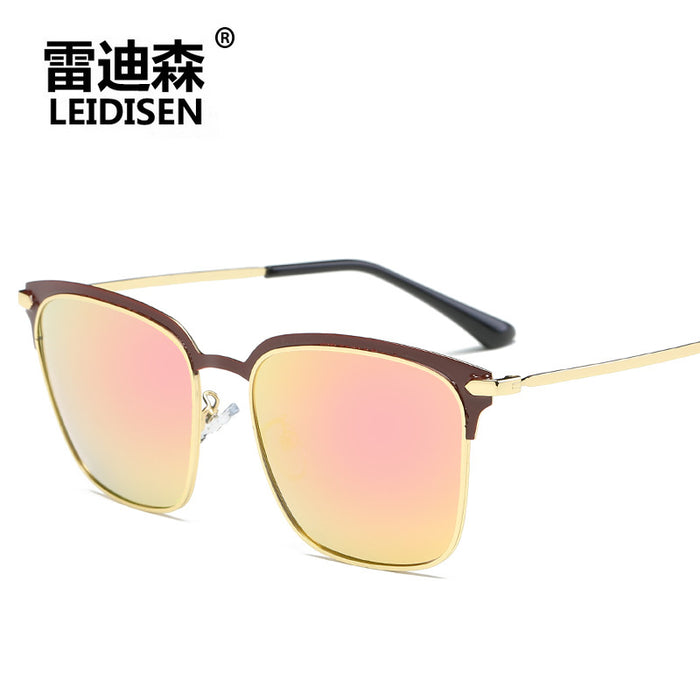 Wholesale men and women colorful square new paint polarized sunglasses JDC-SG-GaoD008