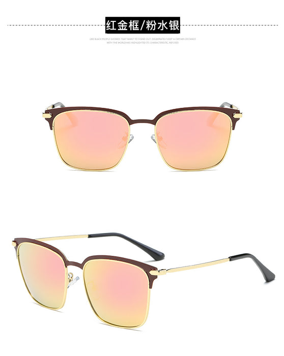 Mentes et femmes en gros, carré colorée Nouvelle peinture polarisée Sunglasses JDC-SG-GAOD008
