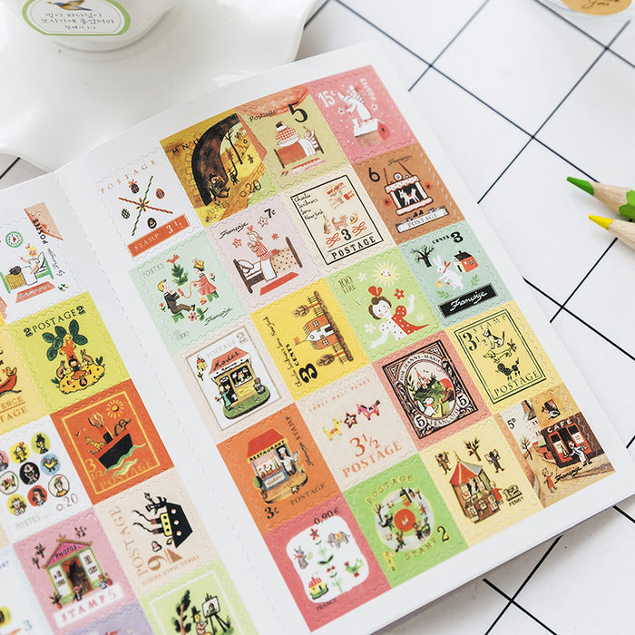 Wholesale Sticker Folding Stamp DIY Decorative Diary MOQ≥2 JDC-ST-BoKe002
