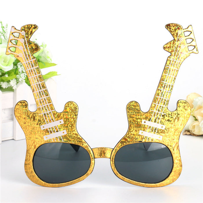 Wholesale Electric Organ Rock Guitar Party Funny Glasses JDC-SG-BoY001