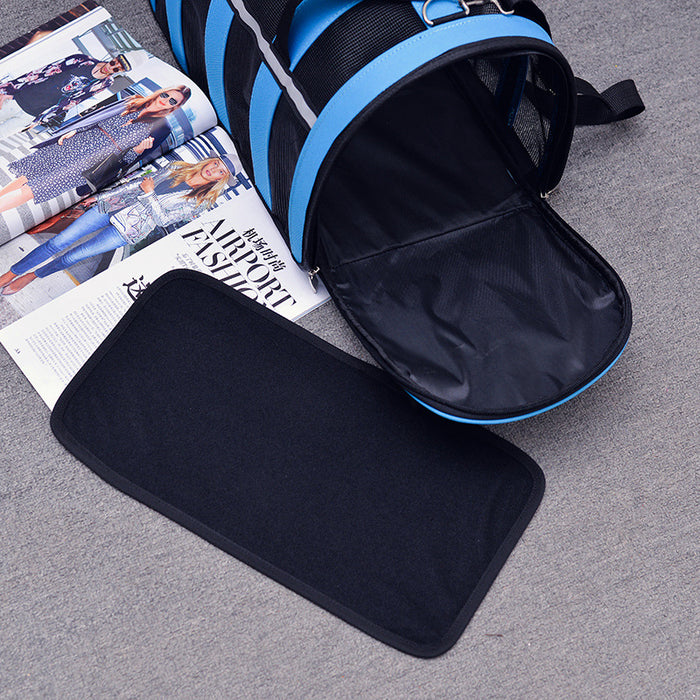 Wholesale Shoulder Bag Nylon Wear-Resistant Pet Bag Going Out Convenient Diagonal JDC-SD-Aishang008