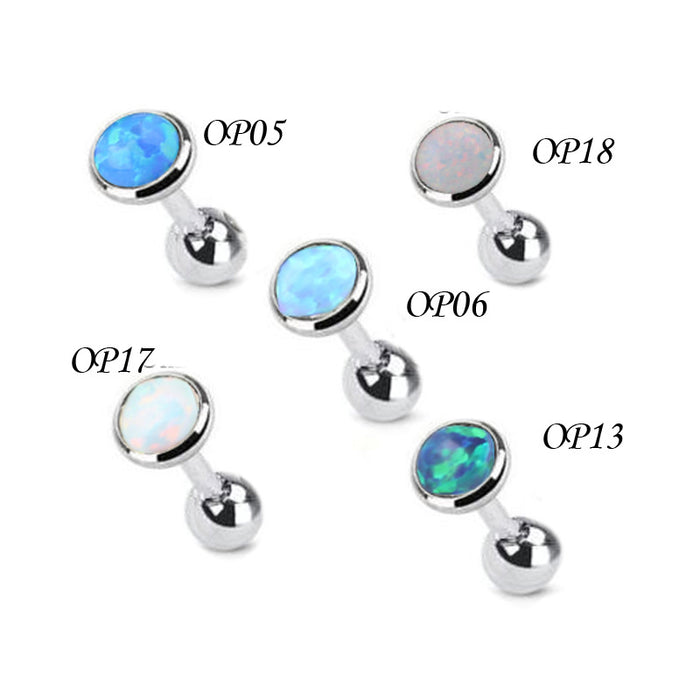 Wholesale Stainless Steel Opal Stud Earrings JDC-ES-Fanp004