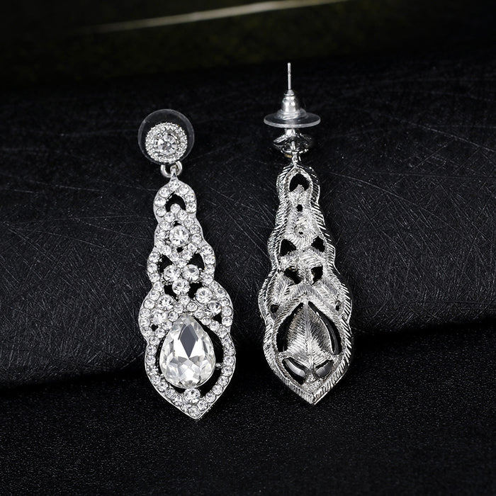 Jewelry WholesaleWholesale diamond-set long alloy earrings JDC-ES-GSDB014 Earrings 丹比华比 %variant_option1% %variant_option2% %variant_option3%  Factory Price JoyasDeChina Joyas De China
