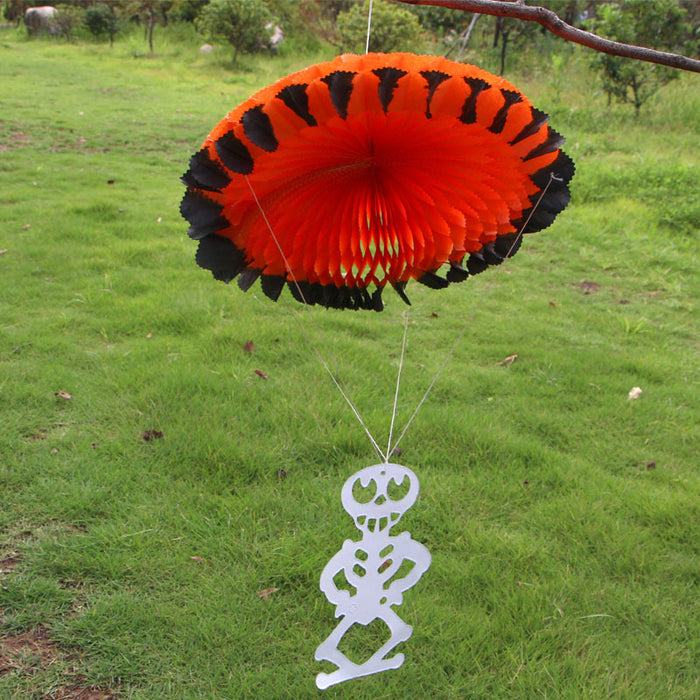 Juguetes al por mayor Decoraciones de Halloween Papel plegable Paracaídas MOQ≥2 JDC-FT-XIAXIN001