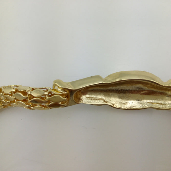 Wholesale Bracelet Alloy Rhinestone Snake Bone Lion Head JDC-BT-ShangH004