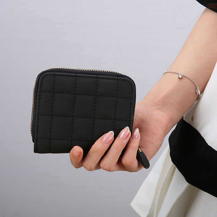 Wholesale small wallet women's bag short zipper short cute JDC-WT-Chengpi003