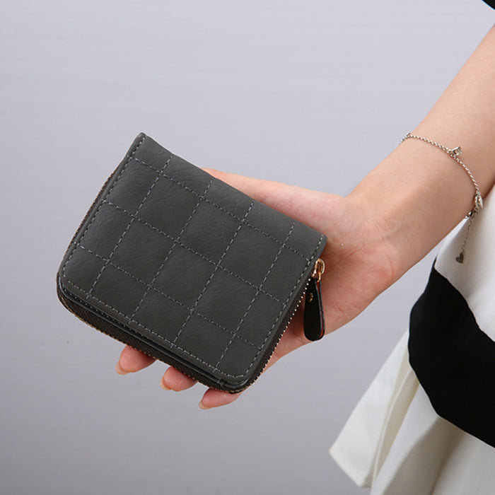 Wholesale small wallet women's bag short zipper short cute JDC-WT-Chengpi003