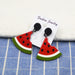 Jewelry WholesaleWholesale Cartoon Acrylic Fruits Watermelon Earrings JDC-ES-XNuo013 Earrings 协诺 %variant_option1% %variant_option2% %variant_option3%  Factory Price JoyasDeChina Joyas De China