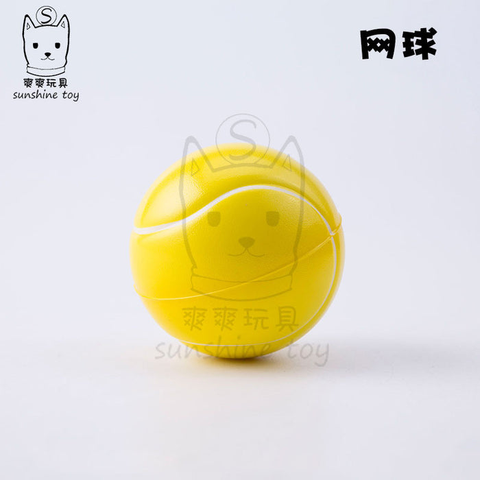 Wholesale Children's Decompression Toys PU Polyurethane Basketball Football JDC-FT-HongSh002