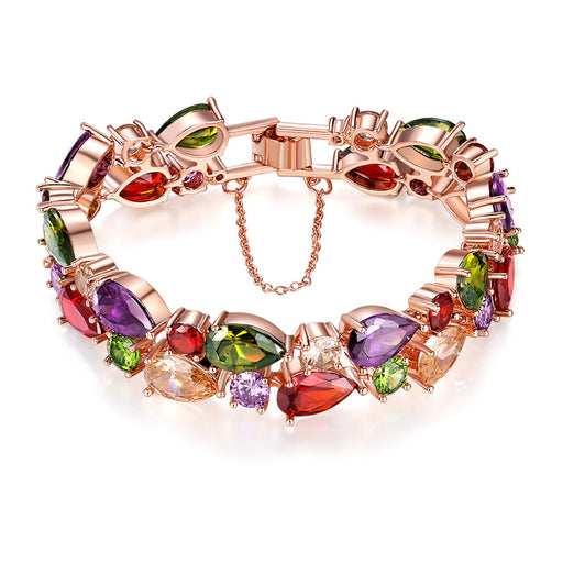 Jewelry WholesaleWholesale color rose gold zircon bracelet MOQ≥2 JDC-BT-Kas004 Bracelet 卡诗 %variant_option1% %variant_option2% %variant_option3%  Factory Price JoyasDeChina Joyas De China
