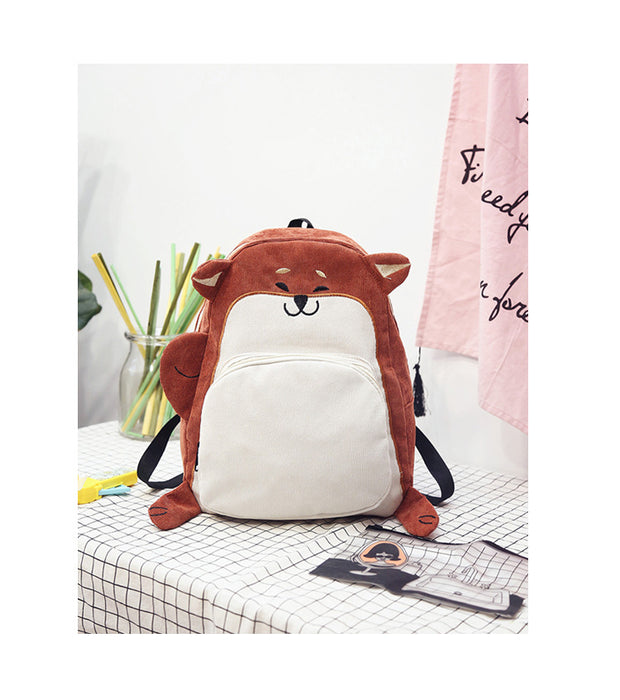 Wholesale Backpack Cotton Cute Cartoon Large Capacity Backpack JDC-BP-Hanc006