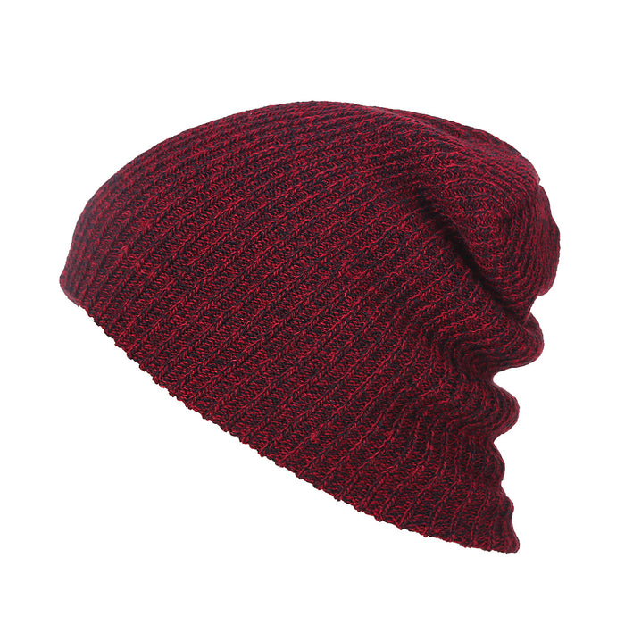 Wholesale Hat Acrylic Autumn Winter Warm Striped Yarn JDC-FH-LvZhe003