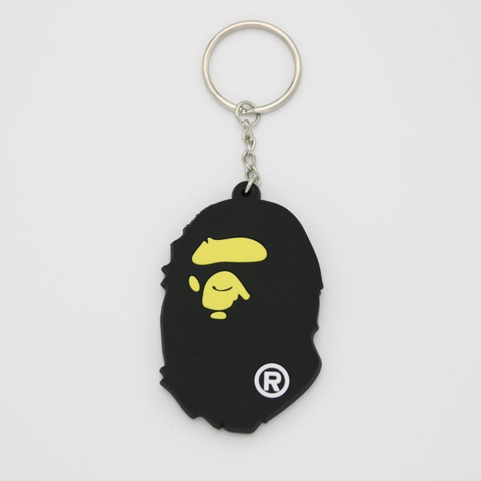 Wholesale Keychain Silicone Cartoon Ape-Man Pendant MOQ≥5 (F) JDC-KC-GWF001