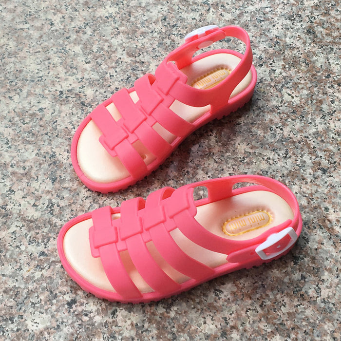 Wholesale Summer Casual Roman Sandals Baby Jelly Fish Mouth Sandals JDC-SD-GuoD003
