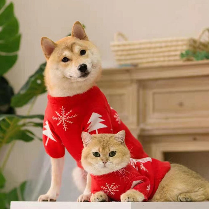 Pet Dog al por mayor Cat suéter navideño chaqueta de punto caliente jdc-pc-hengy005