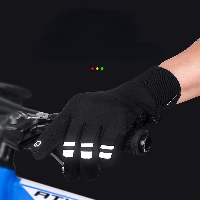 Wholesale Gloves Polyester Winter Warm Outdoors Non-Slip Full Finger Touch Screen JDC-GS-TuG006