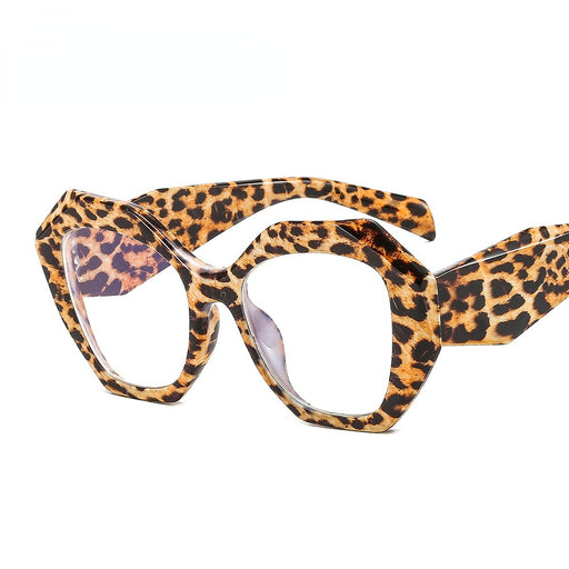 Jewelry WholesaleWholesale PC Polygon Leopard Print Anti-Blue Light Sunglasses JDC-SG-OuT007 Sunglasses 欧图 %variant_option1% %variant_option2% %variant_option3%  Factory Price JoyasDeChina Joyas De China