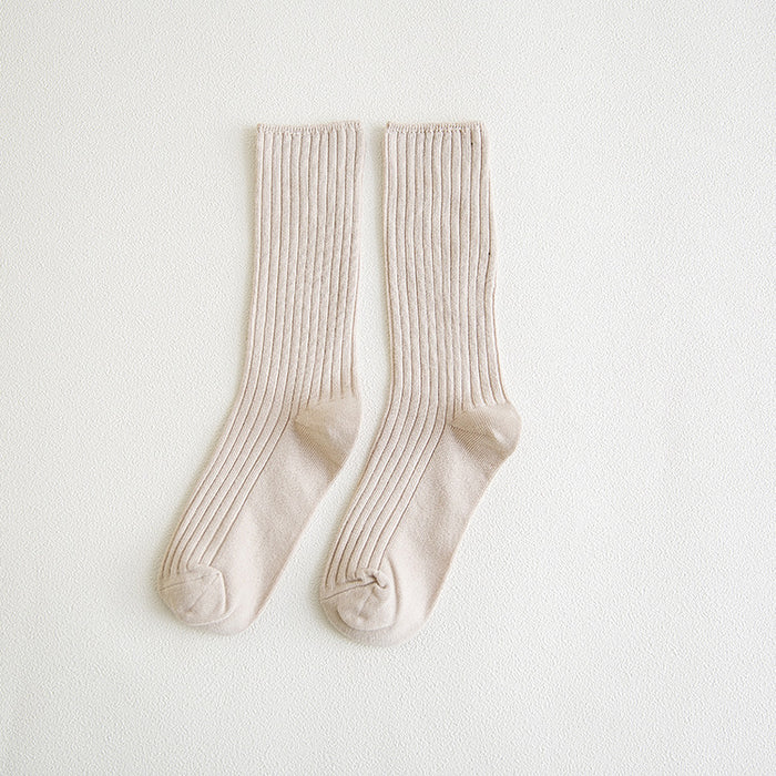 Wholesale Sock Cotton Long Tube Pile Socks Solid Color Sports Sweat Absorbent Breathable JDC-SK-MianH004