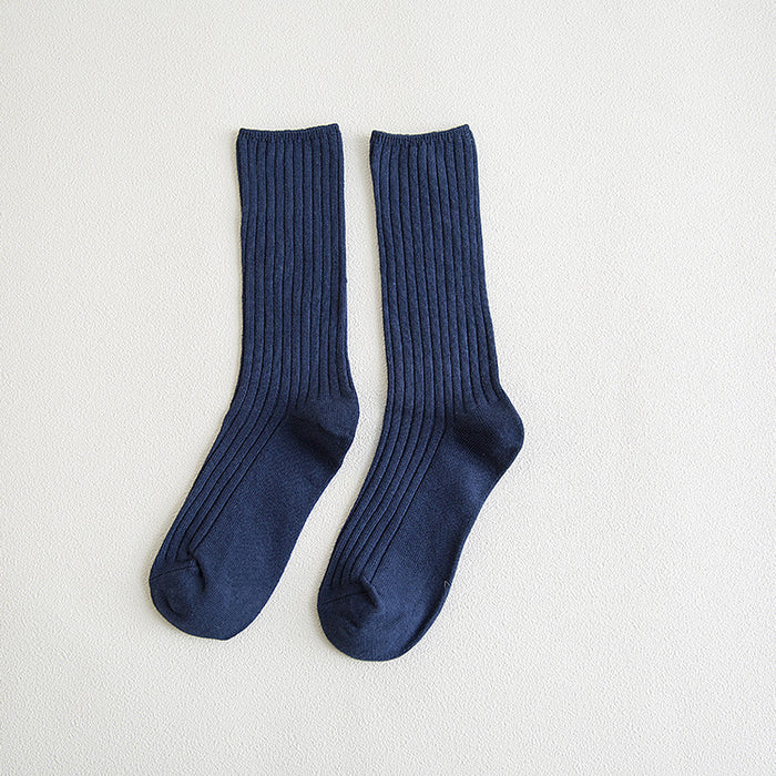 Wholesale Sock Cotton Long Tube Pile Socks Solid Color Sports Sweat Absorbent Breathable JDC-SK-MianH004