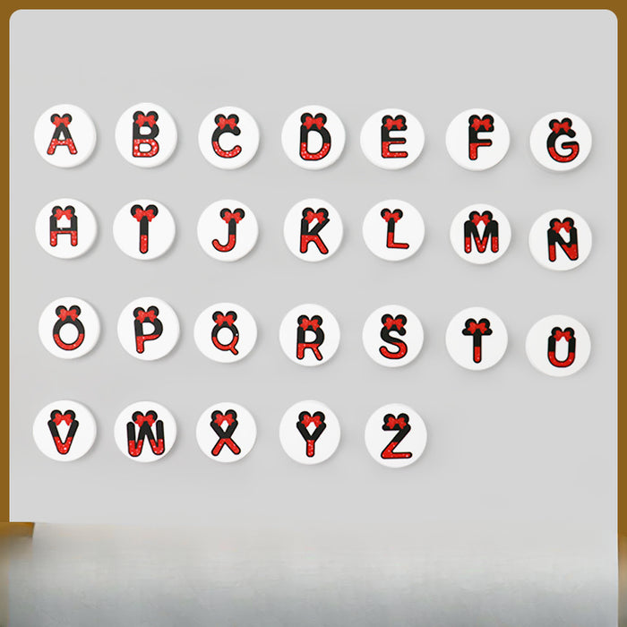 Wholesale of 26 English Letters Silicone Beads JDC-BDS-JiaHS003