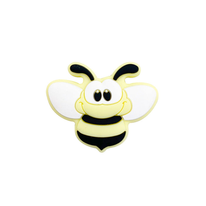 Wholesale Pore 2.5mm Silicone Bee Beads JDC-BDS-WDX022